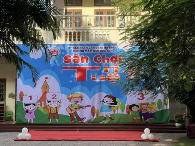 Trường mầm non Hoa Sen tổ chức "Sân chơi trí tuệ"