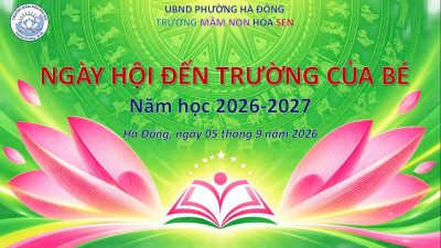 CHÀO MỪNG CÁC BÉ ĐẾN VỚI NGÔI NHÀ CHUNG HOA SEN!